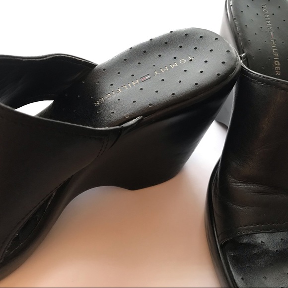 vintage chunky black tommy sandals - Picture 5 of 8